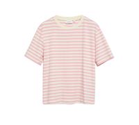 comma - T-Shirt pink|creme - Gr. - 42