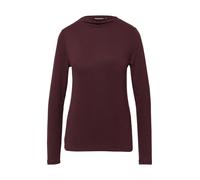 Langarmshirt COMMA, Damen, Gr. 42, lila (schwarz berry), Single Jersey, Obermaterial: 76% Viskose, 19% Polyester, 5% Elasthan, casual, Shirts (49016413-42) schwarz berry