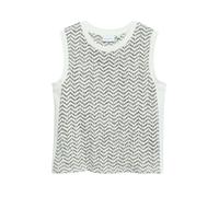 comma - T-Shirt schwarz/creme - Gr. - 46