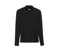 Rollkragenshirt COMMA, Damen, Gr. 40, schwarz, Single Jersey, Obermaterial: 76% Lyocell, 19% Wolle, 5% Elasthan, unifarben, körpernah hüftbedeckend, Rundhals, abgesteppte Kante, 20_2_7_Shirts, unifarb