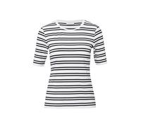 comma - T-Shirt schwarz/weiß - Gr. - 46