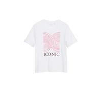 comma - T-Shirt weiß - Gr. - 34