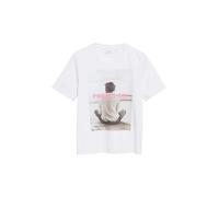 comma - T-Shirt weiß - Gr. - 38