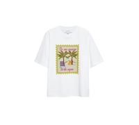 comma - T-Shirt weiß - Gr. - M
