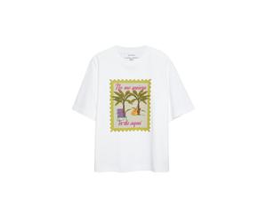 comma - T-Shirt weiß - Gr. - M