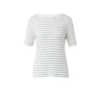 comma - T-Shirt weiß/petrol - Gr. - 38