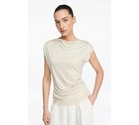 comma - T-Shirt beige - Gr. - 38