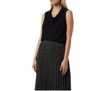 T-Shirt COMMA Gr. 44, grau (grey, black) Damen Shirts (57564062-44) grey, black