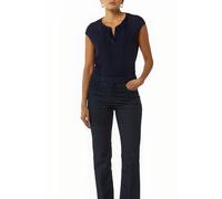 Blusenshirt COMMA Gr. 46, blau (blue) Damen Shirts (79661510-46) blue