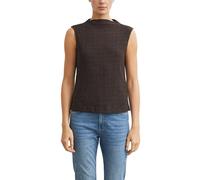 Strukturiertes Top mit leichtem Mockneck 34 braun 2182218.8940.34