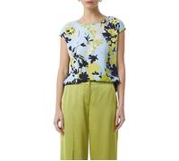 T-Shirt blau|gelb 34