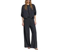 Comma T-Shirt, 95% Viskose, 5% Elasthan, Single Jersey, Rundhals, Regular Fit, Damen Gr. 36, Navy