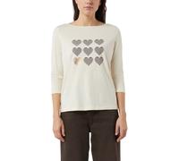 Comma T-shirts Offwhite Größe: 34 | Hemden Outlet | Damen | Weiß