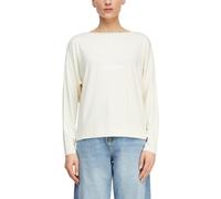 Comma T-Shirt Viskosemixshirt im Relaxed Fit creme Größe 40