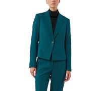 COMMA Slim Fit Blazer mit Paspeltaschen in Petrol, Größe 46