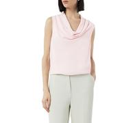 Comma Top mit Wasserfall-Ausschnitt im Fabricmix