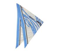 Tuch aus Seiden-Modal-Mix creme|blau ONESIZE