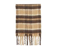 Softer Doubleface-Schal mit Fransen beige|braun|mehrfarbig ONESIZE