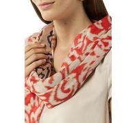 comma - Tuch beige|rot - Gr. - OS