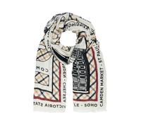 comma - Tuch creme/mehrfarbig - Gr. - ONESIZE