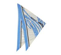 Tuch aus Seiden-Modal-Mix creme|blau ONESIZE