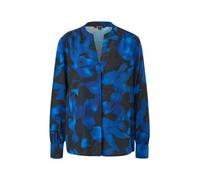 comma Tunika-Bluse mit Allover-Muster schwarz 42