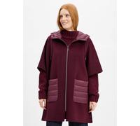 comma Übergangsjacke mit Woll-Anteil Damen bordeaux, L