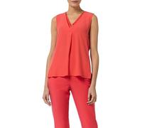 Comma V-Neck-Top aus Crêpe