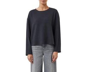 Comma Verkürztes Sweatshirt aus Strukturiertem Jersey