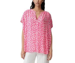 Comma Viskosebluse mit Raffung