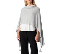 Comma Weicher Feinstrick-Poncho mit Quasten