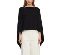Weicher Viskosemix-Poncho aus Feinstrick ONESIZE schwarz 2176882.9999.ONESIZE