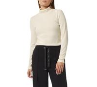 Weiches Langarmshirt mit Rollkragen creme 40