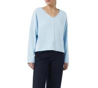 comma Weiches Relaxed-Fit-Sweatshirt mit Paspeldetails hellblau 46
