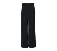 comma - Wide-Leg-Hose mit Bindeband blau - Gr. - 34