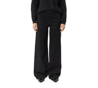 comma Relaxed Fit Jeans mit 5-Pocket-Design in Black, Größe 42/32