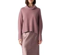 comma Strickpullover mit Rollkragen in Mauve, Größe 34