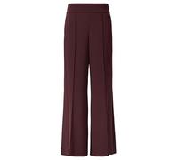 comma Stoffhose mit elastischem Bund in Bordeaux, Größe 42