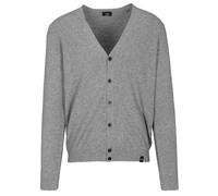 COMMANDER Finest Clothing - Cardigan geknöpft,1/1 Arm,uni tech grey mel. - Gr. - XL