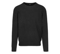 COMMANDER Finest Clothing - Rdh.-Pullover Basic, uni winter grey mel. - Gr. - S