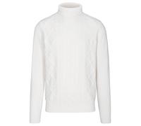 COMMANDER Finest Clothing - Rollkragen Pullover, 1/1 Arm snow white - Gr. - XL