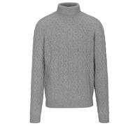 COMMANDER Finest Clothing - Rollkragen Pullover, 1/1 Arm tech grey - Gr. - XXL