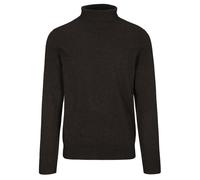 COMMANDER Finest Clothing - Rollkragen Pullover Basic,uni chocolate mel. - Gr. - M