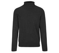 COMMANDER Finest Clothing - Rollkragen Pullover Basic,uni winter grey mel. - Gr. - L