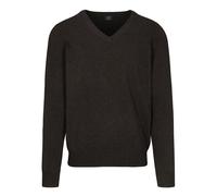 COMMANDER Finest Clothing - V-Pullover Basic, uni chocolate mel. - Gr. - S