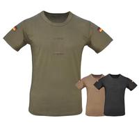 Commando Industries Tropenunterhemd BW Unterhemd Tropen Shirt mit Abzeichen Armee Shirt (Oliv8/XXL)