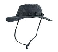Commando Industries US Army Tropen Hut Boonie Hat Buschut Ripstop Schlapphut (Schwarz/S)