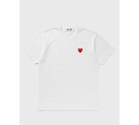 Comme des Garçons Play RED HEART EMBLEM TEE men Shortsleeves white in Größe:S