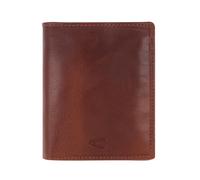 camel active Como Herren Geldbörse Hochformat RFID Leder Mittelgroß Cognac Braun