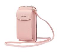 Compact Phone Purse - Small Zipper Bag, Mini PU Shoulder Storage, Travel-Friendly Carry | Gym Work Beach Travel Commuting Students Girls Drivers Women, Perfect for Mobile Cash Card Essentials